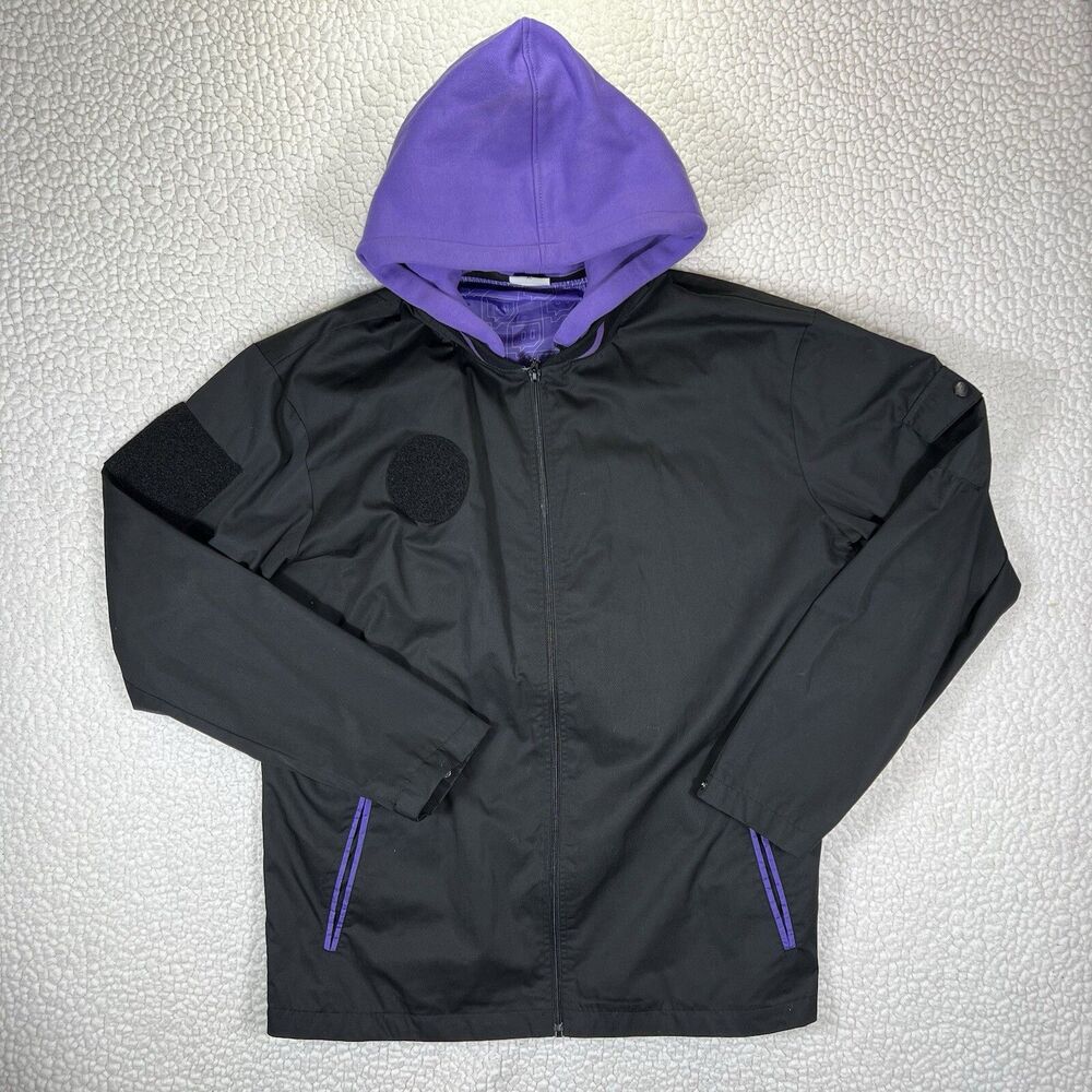 Twitch Jacket Men’s‎ Size XL Black Purple Gamer Stream Video Hoodie